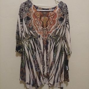 NWT Apt 9 FloralSummer Blouse